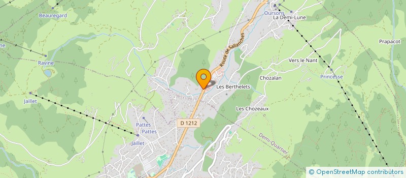 localisation de l'entreprise LA CAVE DES 2 SEIGNEUR  DEMI-QUARTIER