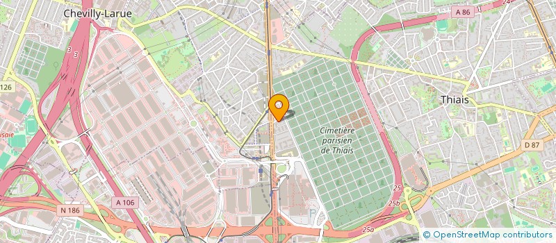 localisation de l'entreprise LA CAVE DES ALCHIMISTES  THIAIS