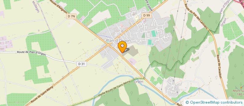 localisation de l'entreprise LA CAVE DES ARENES à PLAN-D'ORGON