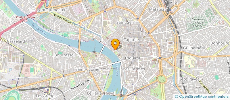 localisation de l'entreprise LA CAVE DES BLANCHERS à TOULOUSE