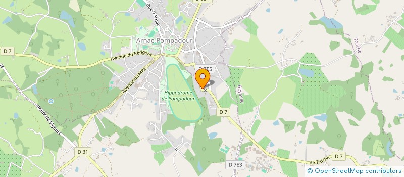 localisation de l'entreprise LA CAVE DES ECUYERS à SAINT-SORNIN-LAVOLPS