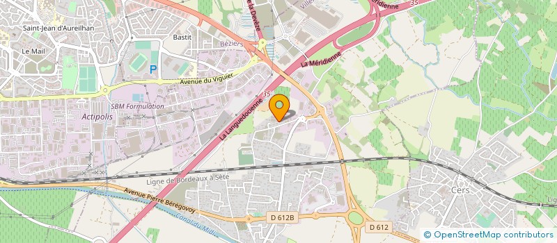 localisation de l'entreprise LA CAVE DES FILLES à VILLENEUVE-LES-BEZIERS