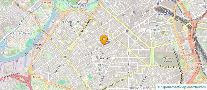 localisation de l'entreprise LA CAVE DES FROMAGES  LILLE