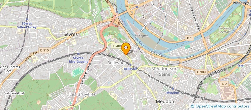 localisation de l'entreprise LA CAVE DES GARDES à MEUDON