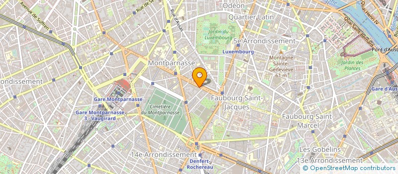 localisation de l'entreprise LA CAVE DES GRANDS VINS  PARIS