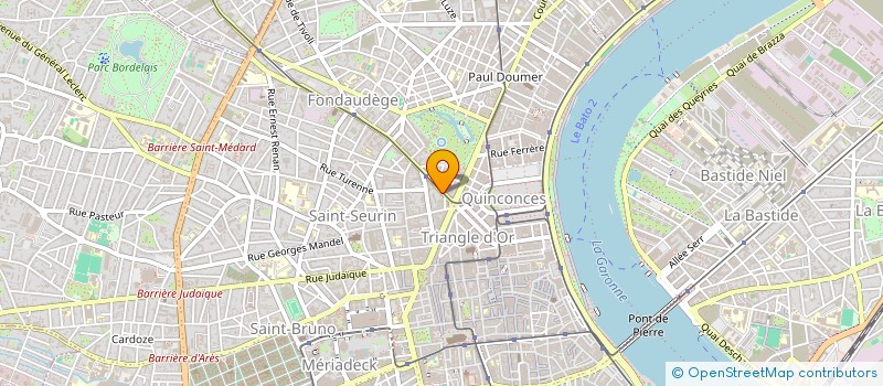 localisation de l'entreprise LA CAVE DES ROIS  BORDEAUX