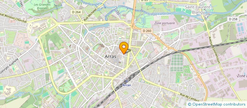localisation de l'entreprise LA CAVE DES SAVEURS à ARRAS