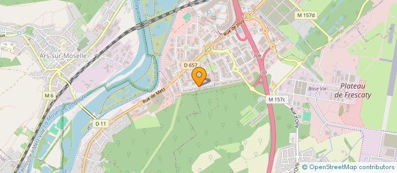 localisation de l'entreprise LA CAVE DES SAVEURS à JOUY-AUX-ARCHES