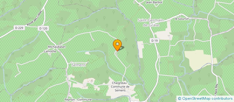 localisation de l'entreprise LA CAVE DES VINS DE BORDEAUX  SEMENS