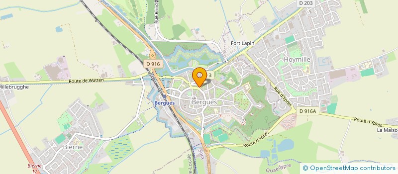 localisation de l'entreprise LA CAVE DU BERGUENARD  BERGUES