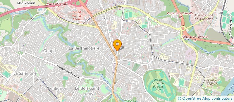 localisation de l'entreprise LA CAVE DU CENS à NANTES