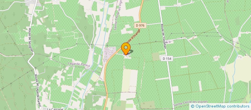 localisation de l'entreprise LA CAVE DU CHATEAU à SAINTE-CECILE-LES-VIGNES