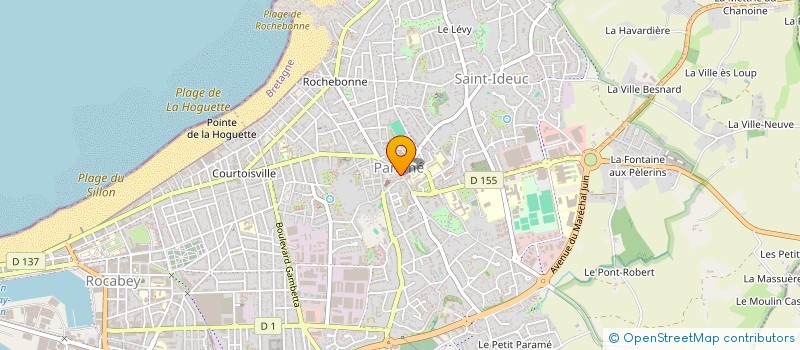 localisation de l'entreprise LA CAVE DU CORSAIRE  SAINT-MALO