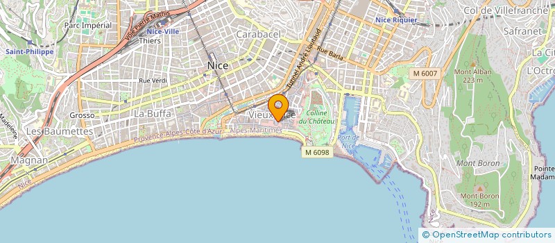 localisation de l'entreprise LA CAVE DU COURS à NICE