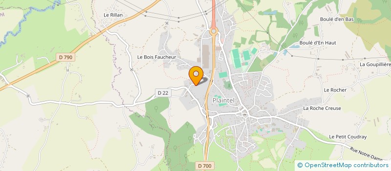 localisation de l'entreprise LA CAVE DU GOUET à PLAINTEL
