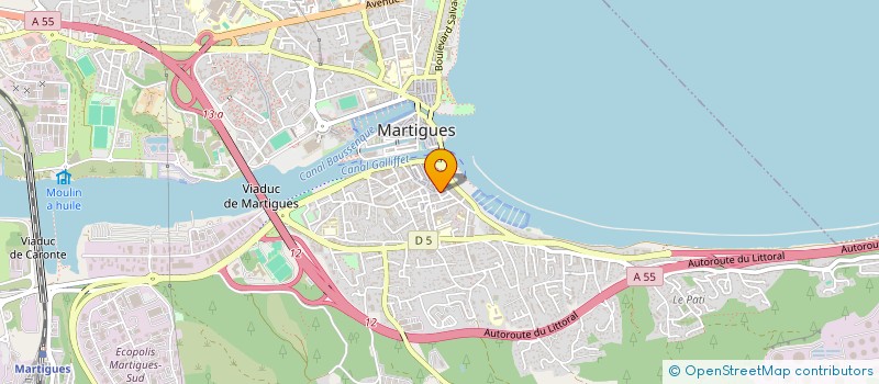 localisation de l'entreprise LA CAVE DU LAMPOURDIER  MARTIGUES