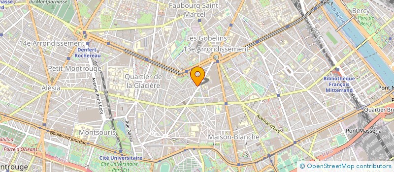 localisation de l'entreprise LA CAVE DU MOULIN VIEUX  PARIS