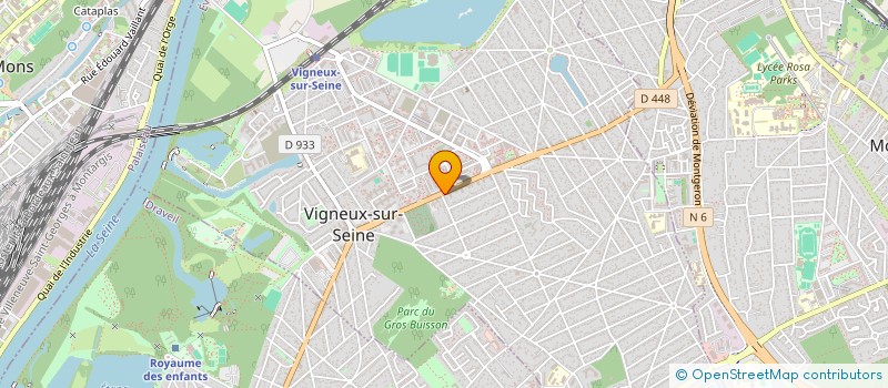 localisation de l'entreprise LA CAVE DU PADRE  VIGNEUX-SUR-SEINE