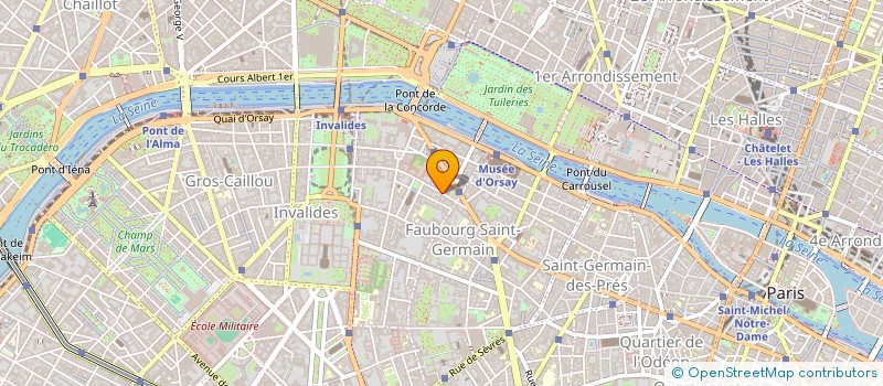 localisation de l'entreprise LA CAVE DU PARTICULIER à PARIS