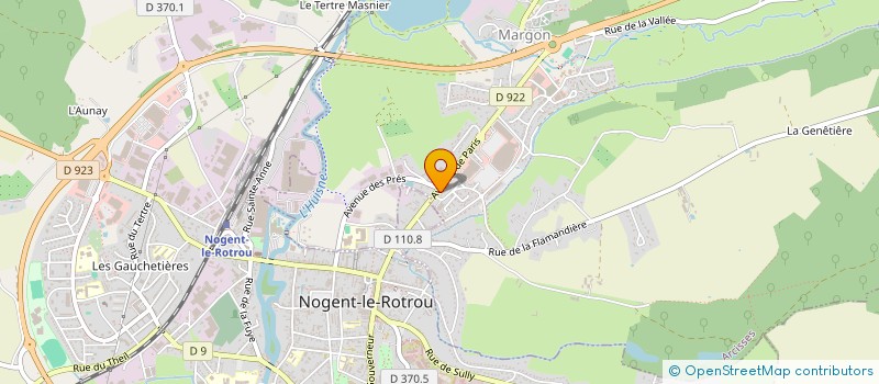 localisation de l'entreprise LA CAVE DU PERCHE à ARCISSES
