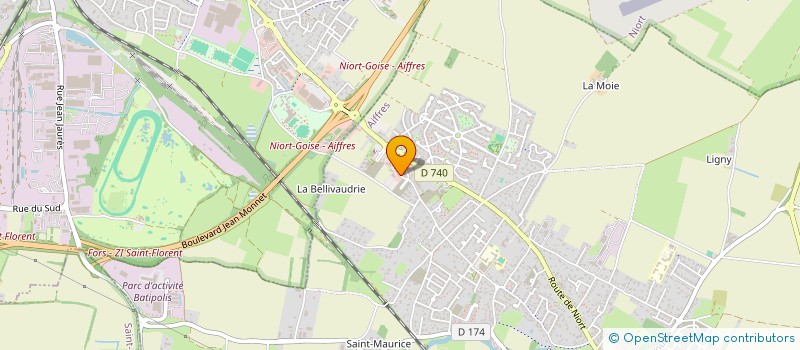 localisation de l'entreprise LA CAVE DU PETIT FIEF  AIFFRES