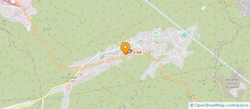 localisation de l'entreprise LA CAVE DU ROVE  LE ROVE