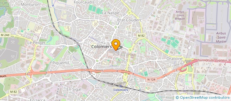 localisation de l'entreprise LA CAVE DU SOMMELIER à COLOMIERS