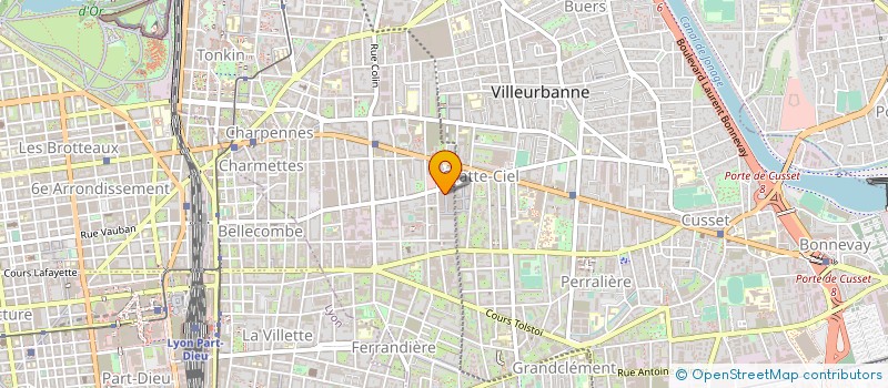 localisation de l'entreprise LA CAVE DU SOMMELIER  VILLEURBANNE