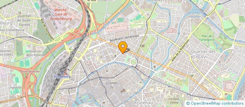 localisation de l'entreprise LA CAVE DU SOMMELIER à STRASBOURG