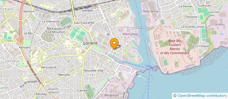localisation de l'entreprise LA CAVE DU YACHTMAN à LORIENT