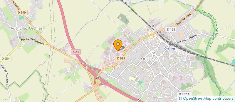 localisation de l'entreprise LA CAVE EN NORD  ORCHIES