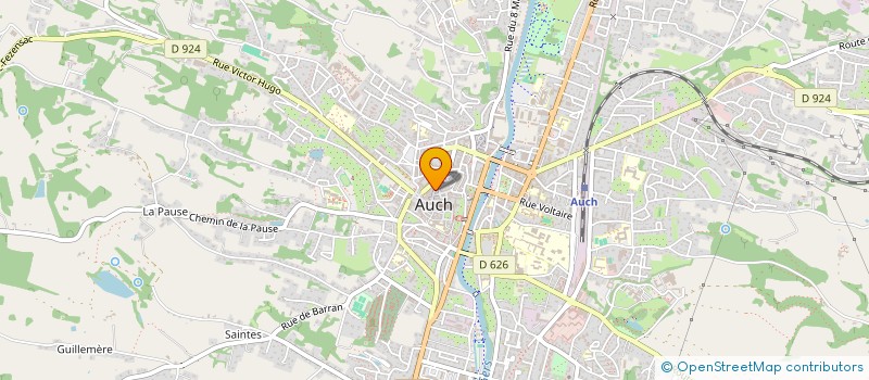 localisation de l'entreprise LA CAVE GOURMANDE  AUCH