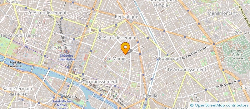 localisation de l'entreprise LA CAVE MARCADET à PARIS