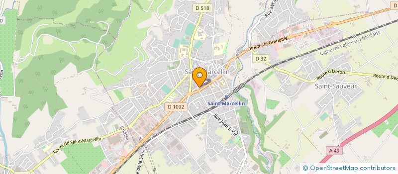 localisation de l'entreprise LA CAVE SAINT MARCELLINOISE à SAINT-MARCELLIN