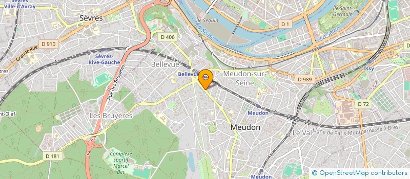 localisation de l'entreprise LA CAVE SANS DEGRE à MEUDON