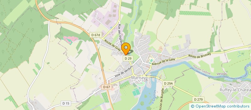 localisation de l'entreprise LA CAVE SE REBIFFE  MARNAY