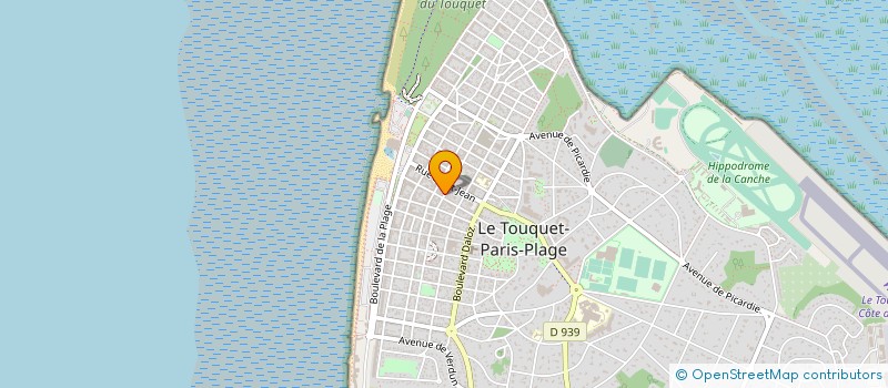 localisation de l'entreprise LA CAVE TOUQUETTOISE à LE TOUQUET-PARIS-PLAGE