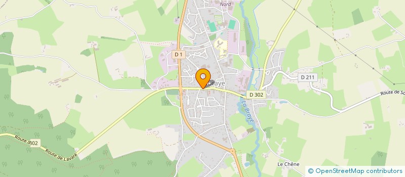 localisation de l'entreprise LA CAVE VIBRAYSIENNE  VIBRAYE