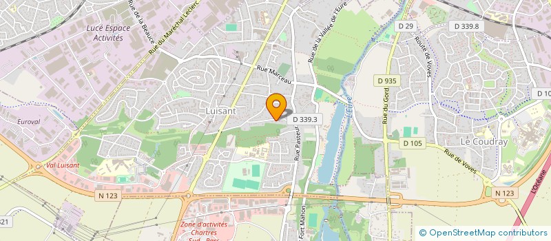 localisation de l'entreprise LA CAVEE HOLDING à LUISANT