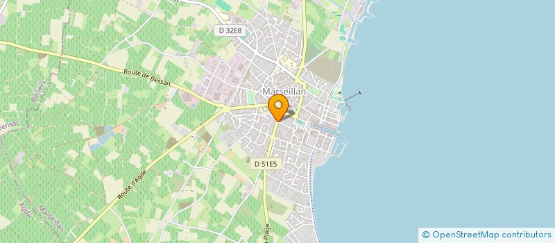 localisation de l'entreprise LA CAVELETTE ET MULTISERVICES à MARSEILLAN