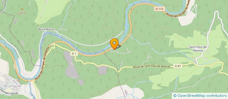 localisation de l'entreprise LA CAVERNE  PENNE