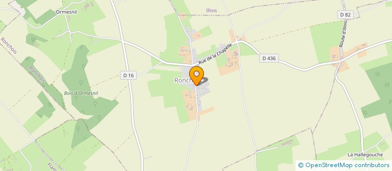 localisation de l'entreprise LA CAVERNE A JEUX  RONCHOIS