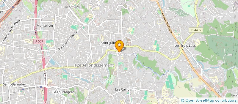 localisation de l'entreprise LA CAVERNE A PIZZA  MARSEILLE