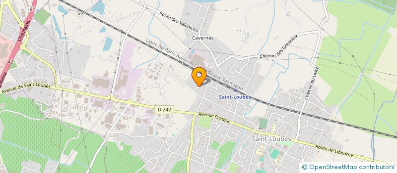 localisation de l'entreprise LA CAVERNE D ALEXANTOINE  SAINT-LOUBES