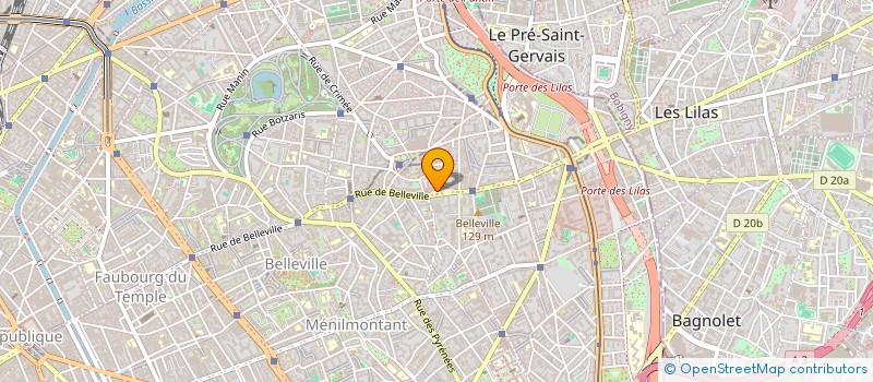 localisation de l'entreprise LA CAVERNE D'ALI  PARIS