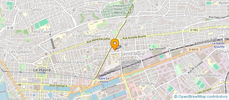 localisation de l'entreprise LA CAVERNE D'ALI BABA à LE HAVRE