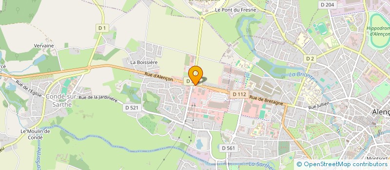 localisation de l'entreprise LA CAVERNE D'ALI BABA à CONDE-SUR-SARTHE