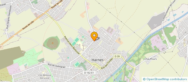 localisation de l'entreprise LA CAVERNE D'ALIBABA à HARNES