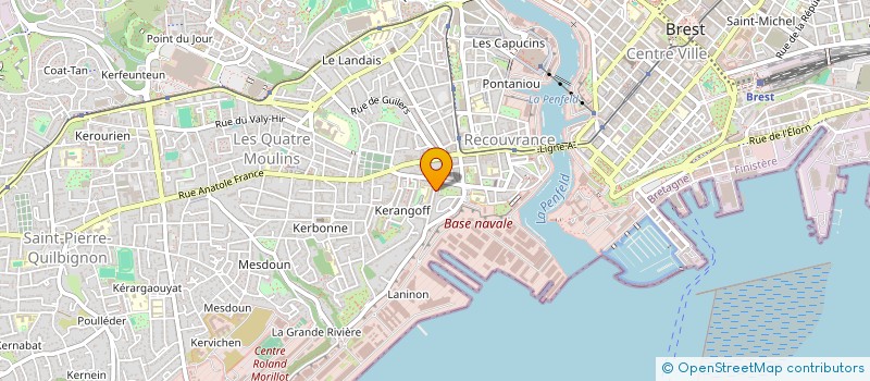 localisation de l'entreprise LA CAVERNE D'ALITATA à BREST