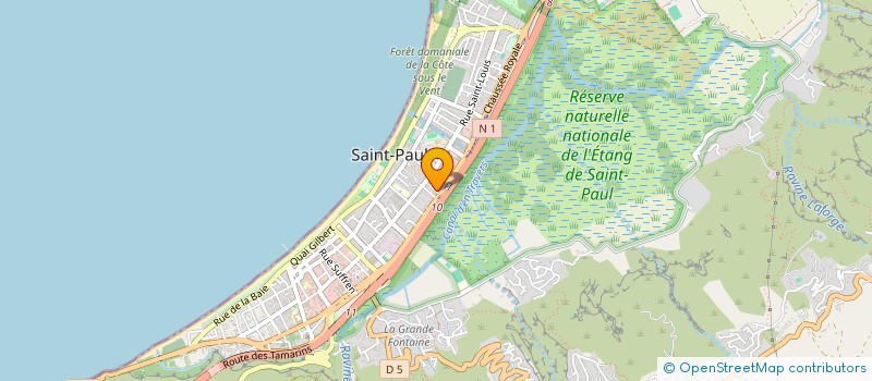 localisation de l'entreprise LA CAVERNE D'ANTHOLIEN à SAINT-PAUL